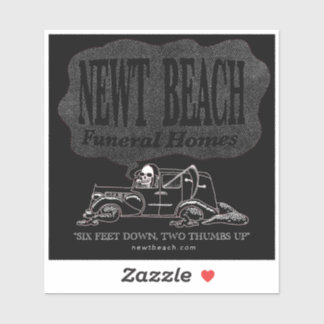 "Newt Beach Funeral Homes" Aufkleber