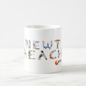 Newt Beach Offizielle NewtMug™-Kaffee-Tasse Kaffeetasse (Mittel)