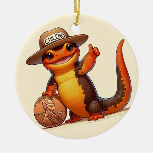 Newt Brigade Holiday Ornament - Newton (Vorne)