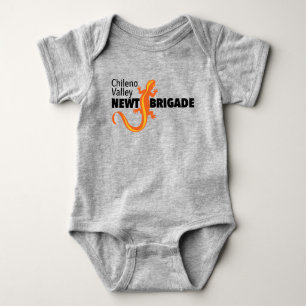 Newt Brigade Logo Baby Jersey Bodysuit Strampler
