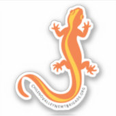 Newt Brigade Vinyl Newt Sticker (Vorderseite)