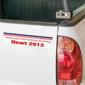 Newt Gingrich 2012 Autoaufkleber (Auf Lkw)