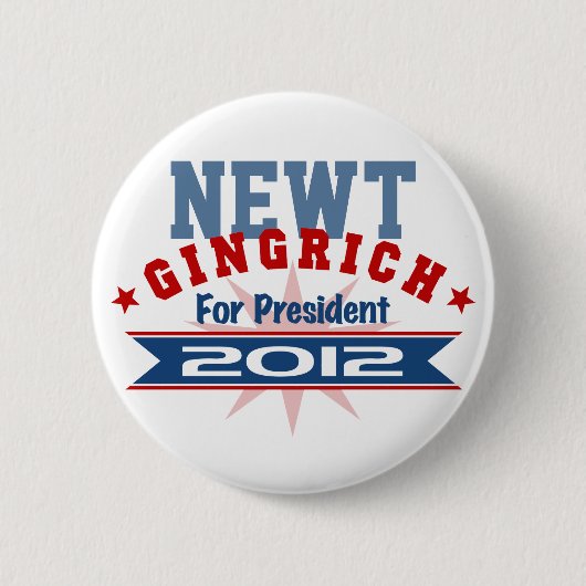 Newt Gingrich 2012 Button (Vorderseite)