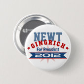 Newt Gingrich 2012 Button (Vorne & Hinten)