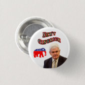 Newt Gingrich 2012 Button (Vorne & Hinten)