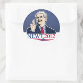Newt Gingrich 2012 Gag Sticker Set (Tasche)
