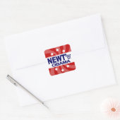 NEWT Gingrich 2012 Quadratischer Aufkleber (Umschlag)
