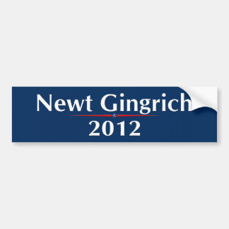 Newt Gingrich 2012 (v101) Autoaufkleber
