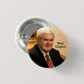 Newt Gingrich Button (Vorne & Hinten)