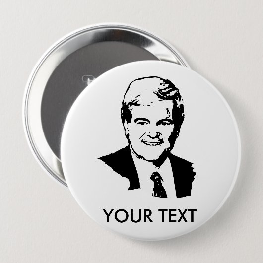 Newt Gingrich Button (Vorne & Hinten)