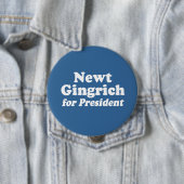 NEWT GINGRICH FÜR PRÄSIDENT 2 BUTTON (Beispiel)