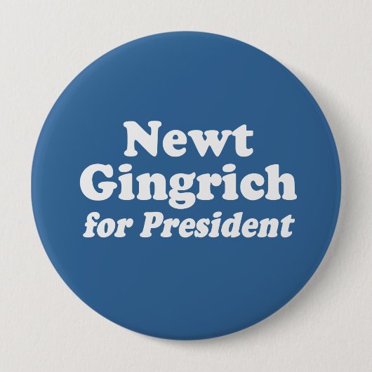 NEWT GINGRICH FÜR PRÄSIDENT 2 BUTTON (Vorderseite)
