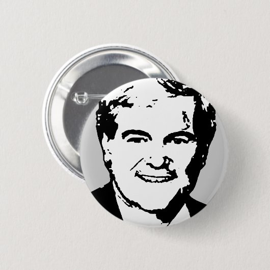 Newt Gingrich Gear Button (Vorne & Hinten)