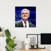Newt Gingrich Poster (Heimbüro)