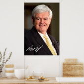 Newt Gingrich Poster (Küche)