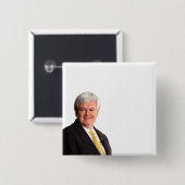 Newt Gingrich - Schreiben Sie Ihren eigenen Text Button (Vorne & Hinten)