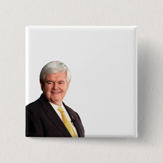Newt Gingrich - Schreiben Sie Ihren eigenen Text Button (Vorderseite)