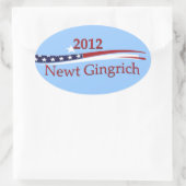 Newt Gingrich Stickers (Tasche)