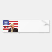 Newt Gingrich & U.S. Flag - Schreiben Sie Ihren ei Autoaufkleber (Vorne)