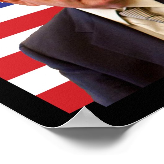 Newt Gingrich Zitat - "Das amerikanische Volk.." Poster (Ecke)