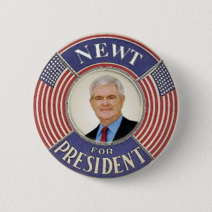 Newt- Gingrichknopf 2012 Button