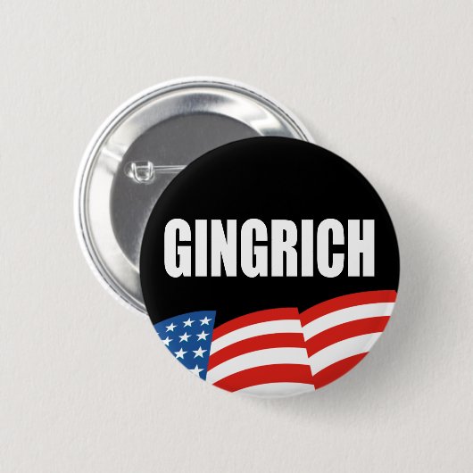 NEWT- GINGRICHwahl-Gang Button (Vorne & Hinten)