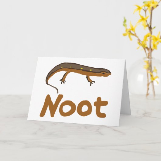 Newt Karte (Gelbe Blume)