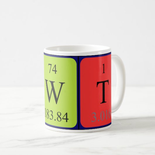 Newt Periodenname Tasse (VorderseiteRechts)