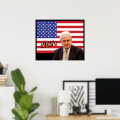 NEWT - Rot, Weiß und Blau Poster (Heimbüro)