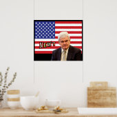 NEWT - Rot, Weiß und Blau Poster (Küche)
