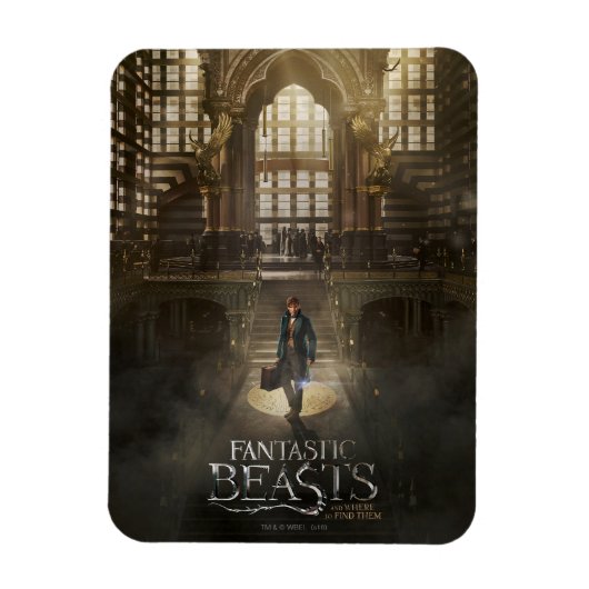 NEWT SCAMANDER™ am Hauptsitz von MACUSA™ Magnet (Vertikal)