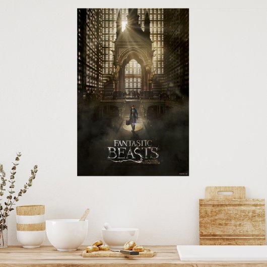 NEWT SCAMANDER™ am Hauptsitz von MACUSA™ Poster (Küche)