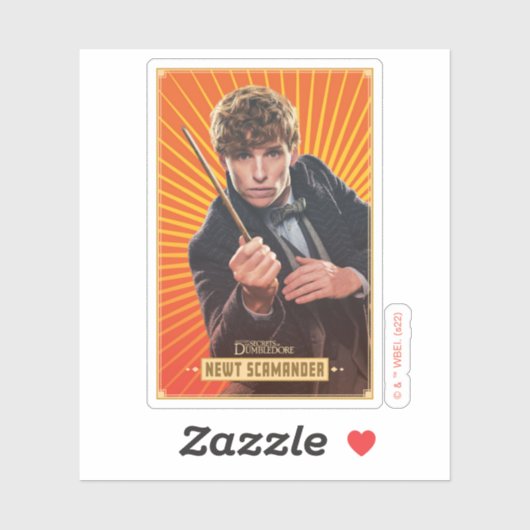 Newt Scamander Character Graphic Aufkleber (Blatt)