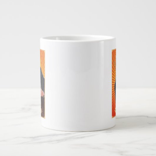 Newt Scamander Character Graphic Jumbo-Tasse (Vorderseite)