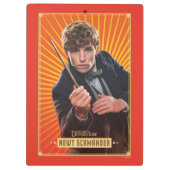 Newt Scamander Character Graphic Klemmbrett (Rückseite)