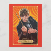 Newt Scamander Character Graphic Postkarte (Vorderseite)