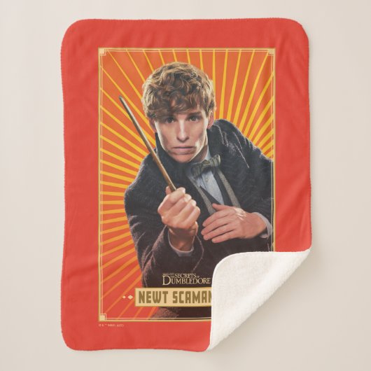 Newt Scamander Character Graphic Sherpadecke (Vorderseite)