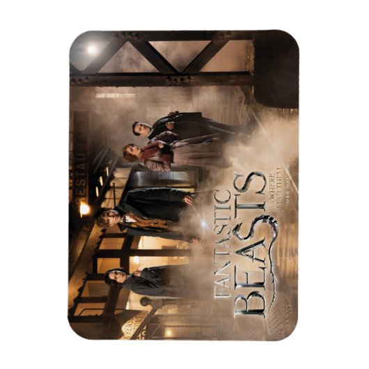 NEWT SCAMANDER™ & Co. am Bahnhof Magnet (Vertikal)