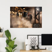 NEWT SCAMANDER™ & Co. am Bahnhof Poster (Heimbüro)