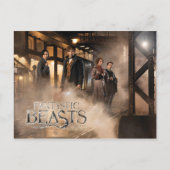NEWT SCAMANDER™ & Co. am Bahnhof Postkarte (Vorderseite)