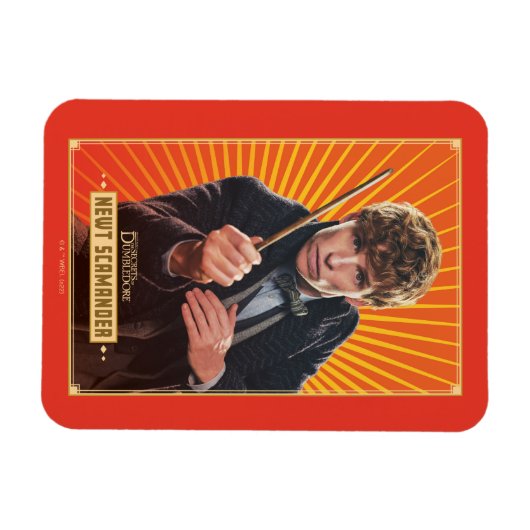 Newt Scamander Graphic Magnet (Horizontal)