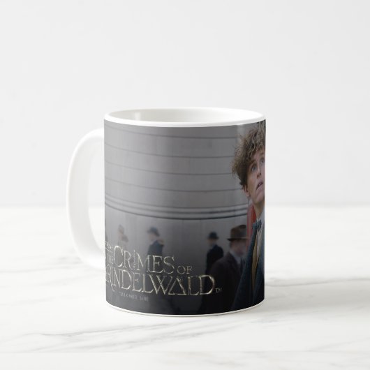 NEWT SCAMANDER™ im Londoner Foto Kaffeetasse (Vorderseite Links)