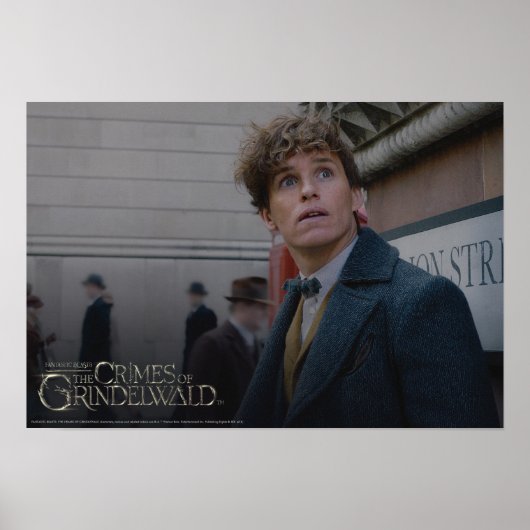 NEWT SCAMANDER™ im Londoner Foto Poster (Vorne)
