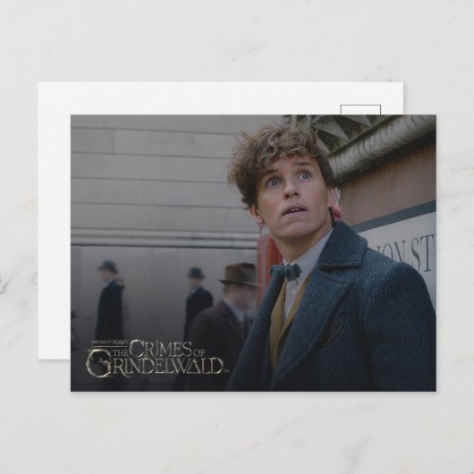 NEWT SCAMANDER™ im Londoner Foto Postkarte (Vorne/Hinten)