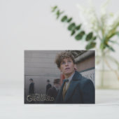 NEWT SCAMANDER™ im Londoner Foto Postkarte (Stehend Vorderseite)