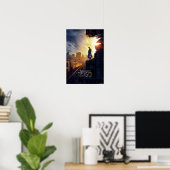 NEWT SCAMANDER™ in Destroyed Building Poster (Heimbüro)