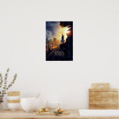 NEWT SCAMANDER™ in Destroyed Building Poster (Küche)