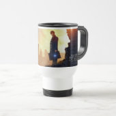 NEWT SCAMANDER™ in zerstörtem Gebäude Reisebecher (VorderseiteRechts)