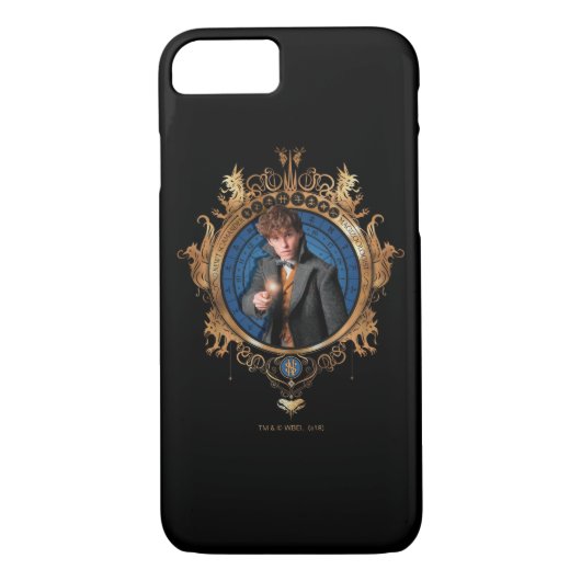 NEWT SCAMANDER™-Portrait Case-Mate iPhone Hülle (Rückseite)