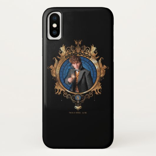 NEWT SCAMANDER™-Portrait Case-Mate iPhone Hülle (Rückseite)